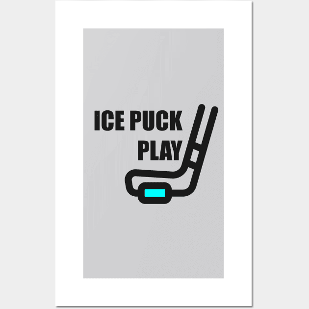 Ice Puck Play Wall Art by Tailor twist